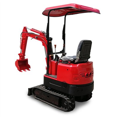 OEM Red Small Digger Diesel Engine Mini Excavators For Farm Winery Agricultural Garden Excavator