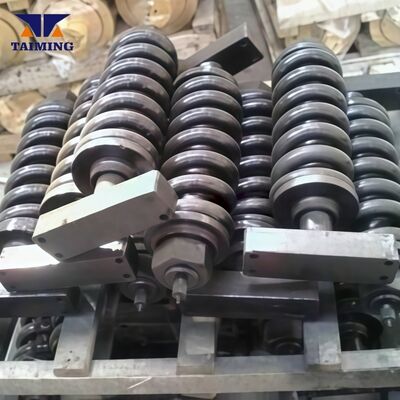 SH55 SH60 SH75 SH90 SH100 SH120-1/2/3/5 SH160 SH180 SH200-1 के लिए ट्रैक समायोजक प्रतिबाधा स्प्रिंग आइडलर असेंबली